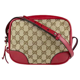Borsa a Spalla Gucci GG in Tela/Pelle