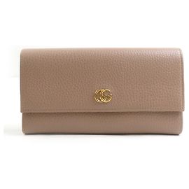 Gucci Damen Geldbörse aus beigem Leder