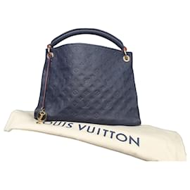 Louis Vuitton Artsy MM Empreinte Leder Marine Rouge FullSet