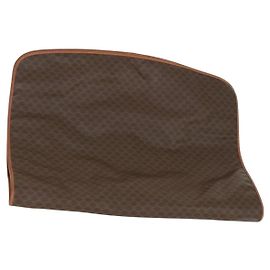 Céline Housse de vêtement en toile Macadam CELINE en cuir PVC marron Auth gh1467