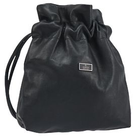 Borsa a Spalla in Pelle Nera GUCCI 001 3378 3754 Auth 161717
