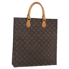 LOUIS VUITTON Borsa Sac Plat Monogram M51140 LV Auth 161376