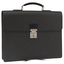 LOUIS VUITTON Cartella Moskova in Taiga Borsa da lavoro Ardoise M30032 Auth 160446