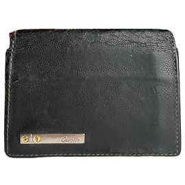 Vintage Cartier Leather Card Holder Black