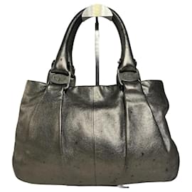 Borsa in pelle vintage Salvatore Ferragamo argento