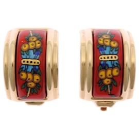Orecchini a clip placcati in oro Hermès