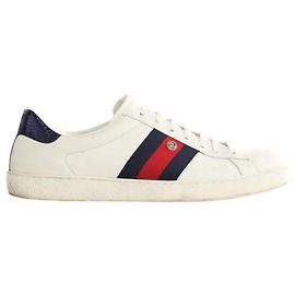 Gucci Sneaker basse in pelle bianche