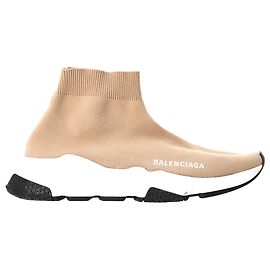 Sneakers Speed Balenciaga in poliestere beige