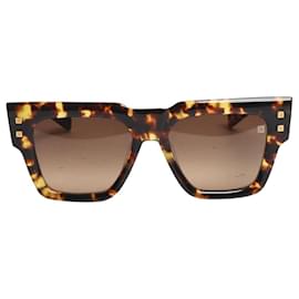 Gafas de sol de carey marrón - Balmain