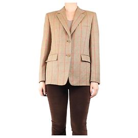 Max Mara Blazer in lana marrone - taglia UK 10