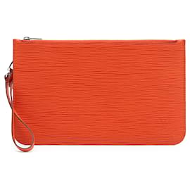 Pochette Neverfull Epi Arancione Louis Vuitton