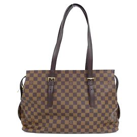 Bolso de Hombro Chelsea de Lona Recubierta Damier Louis Vuitton