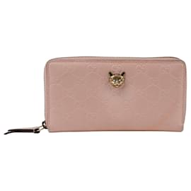 Gucci Shima Signature Cat Langbörse