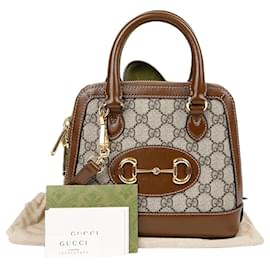 Mini-Top-Handle-Tote-Umhängetasche mit Horsebit - Gucci