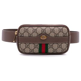 Gucci Piccola borsa a tracolla GG Supreme Web Ophidia – Tessuto rivestito