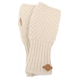 Beige Kaschmirhandschuhe von Hermès