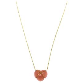 Tiffany & Co Tiffany Chain Kreuz Herz Rhodochrosit Halskette