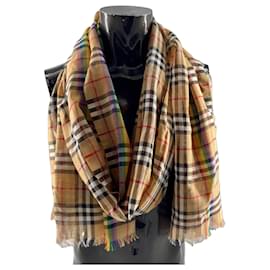 Sciarpa a quadri arcobaleno Burberry