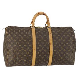 LOUIS VUITTON Borsa Boston Monogram Keepall 55 M41424 LV Auth 159340