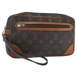 LOUIS VUITTON Monogram Marly Dragonne GM Clutch Bag M51825 LV Auth hk3273