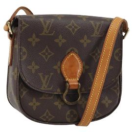 LOUIS VUITTON Monogram Saint Cloud PM Shoulder Bag M51244 LV Auth 159413