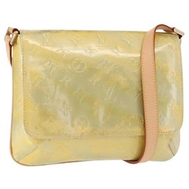 LOUIS VUITTON Borsa Thompson Street Monogram Vernis Grigia M91008 LV Auth 161292