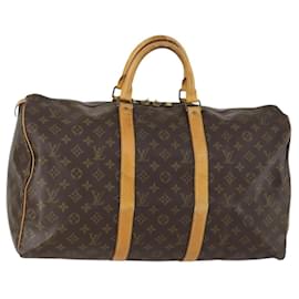 LOUIS VUITTON Borsa Boston Monogram Keepall 50 M41426 Auth LV am10378