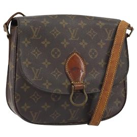 LOUIS VUITTON Monogram Saint Cloud GM Shoulder Bag M51242 LV Auth hk3275