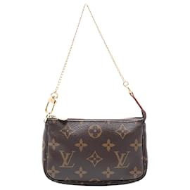 Mini Pochette Accessoires Monogramma Marrone Louis Vuitton