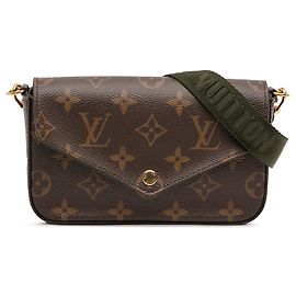 Louis Vuitton Marrone Monogram Felicie Strap And Go