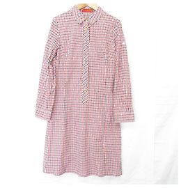 Autre Marque Abito Camicia a Maniche Lunghe a Quadri Yorkland