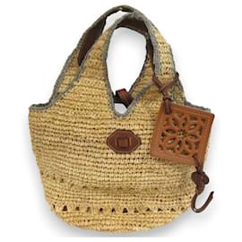 Borsa a mano in rafia all'uncinetto genten - Autre Marque
