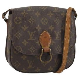 LOUIS VUITTON Borsa a Spalla Monogram Saint Cloud MM M51243 LV Auth 161518