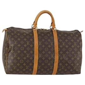 LOUIS VUITTON Borsa Boston Monogram Keepall 50 M41426 Auth LV am10370