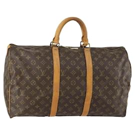 LOUIS VUITTON Borsa Boston Monogram Keepall 50 M41426 LV Auth 159645