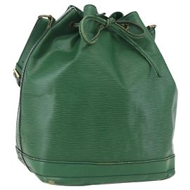 LOUIS VUITTON Bolsa de Hombro Epi Noe Verde M44004 LV Auth th6476