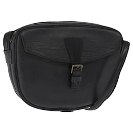 LOUIS VUITTON Borsa a Spalla Epi Jeune Fille MM Nera M52152 LV Auth 160180