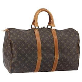 LOUIS VUITTON Borsa Boston Monogram Keepall 45 M41428 LV Auth am10382
