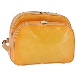 LOUIS VUITTON Monogram Vernis Murray Backpack Yellow M91040 LV