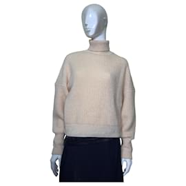 Sessun Balasana Pullover Hafermilch Beige Wolle