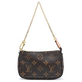 Mini Pochette Accessoires Monogramma Marrone Louis Vuitton