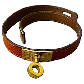 Bracelete Hermès Kelly Double Tour