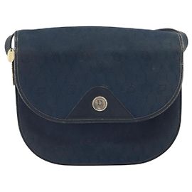 Bolsa de ombro vintage Honeycomb em lona Christian Dior
