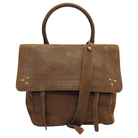 BORSA A MANO JEROME DREYFUSS JEREMIE IN PELLE SUEDE MARRONE - Jerome Dreyfuss