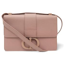 NUOVO BORSO DIOR 30 MONTAIGNE MM IN PELLE GRAINED ROSA CON TRACOLLA - Dior