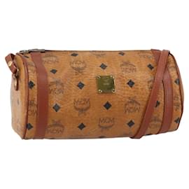 Borsa a spalla MCM Visetos in tela e pelle