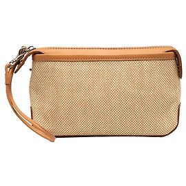 Burberry – Pochette in Tela e Pelle con Cinturino da Polso