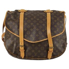 Borsa Saumur Louis Vuitton in tela Monogram 43