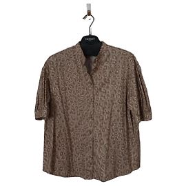 Blusa Twin Set in cotone beige