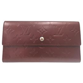 Portafoglio pieghevole Louis Vuitton in viola